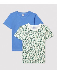 2 tee shirts manches...