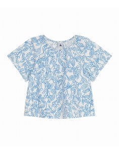 Blouse manches courtes...