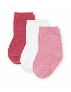 3 paires chaussettes...