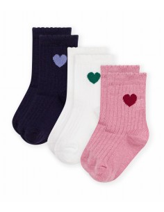 3 paires chaussettes...