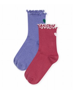 2 paires chaussettes...