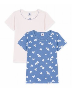 2 tee shirts manches...