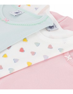 3 tee shirts manches... 2