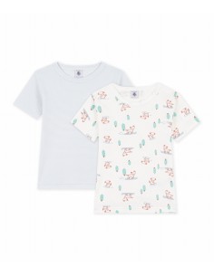 2 tee shirts manches...